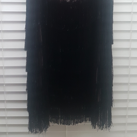 Size M/L Pheonix Feathers fringed go-go dress - Picture 4 of 5